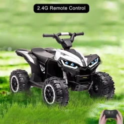 12V Ride On Toy ATV, Battery Powered 4 Wheeler Quad Car, Electric ATV With Remote Control, Music, Horn, Monitor Display, LED Lights For Toddlers 3+ 8 12V Ride On Toy ATV, Battery Powered 4 Wheeler Quad Car, Electric ATV With Remote Control, Music, Horn, Monitor Display, LED Lights For Toddlers 3+ -The Range Shop GUEST c276b8a4 9ec3 4dad 9f41 88afdb558a2b