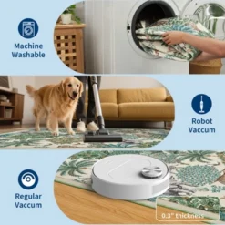 Washable Jungle Animal Print Large Living Room Rugs,Botanical Forest Print Soft Non Slip Bedroom Carpet, Cute Nursery Playroom Rugs -The Range Shop GUEST c349b3da 0864 4c7e 99b7 e1e1b0a3a8e3