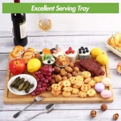 Cutting Board, Bamboo Stove Top Cover, Over The Sink Chopping Board With Juice Groove And Handle -The Range Shop GUEST c3babc2b 6630 472c b353 c0c40d65cd42