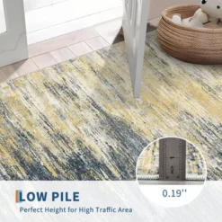 Modern Abstract Living Room Area Rug For Home Decor, Large Soft Non Slip Washable Carpet For Bedroom Dining Room -The Range Shop GUEST c65e7147 d7f8 44a7 99fa 98e1802326f5