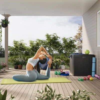 130 Gallon Outdoor Waterproof Storage Box - Lockable, Deck Storage, Package Delivery Secure, Patio Furniture Storage, Garden Tools Organizer 4 130 Gallon Outdoor Waterproof Storage Box - Lockable, Deck Storage, Package Delivery Secure, Patio Furniture Storage, Garden Tools Organizer - Image 4