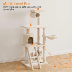 Cat Tree, Tall Cat Tower Condo For Indoor Large Cats, Cat House Furniture With Padded Plush Perch Sisal Scratching Posts 10 Cat Tree, Tall Cat Tower Condo For Indoor Large Cats, Cat House Furniture With Padded Plush Perch Sisal Scratching Posts -The Range Shop GUEST c74b4db8 b860 4741 94df 9182cd3926c7
