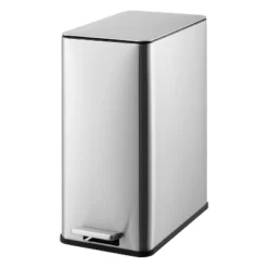4 Gallon/15 L Trash Can, Stainless Steel Garbage Can With Soft-Close Lid, Removable Inner Bucket -The Range Shop GUEST c7956da8 3c9f 467a 9b42 2de314fe234f