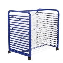 Art Drying Rack, 16 Removable Shelves Art Storage, Paint Drying Rack For Art Supplies, Painting Stand, Art Storage Rack With Lockable Wheels -The Range Shop GUEST c8e5bd1b c3d0 4abe b289 b505851736d9