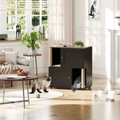 2 Tiered Cat Litter Box Enclosure For 2 Boxes -The Range Shop GUEST c9114730 51ac 4757 a5ed e427af721fa0