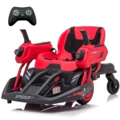 360°Rotation Electric Ride-on, 2.4G Remote Control, Blue Laser Shooting Sound, Bilateral Steering Control Handle, 12V 7AH Rechargeable Battery -The Range Shop GUEST c9642530 870a 450a 9634 7b5e1683a2fe