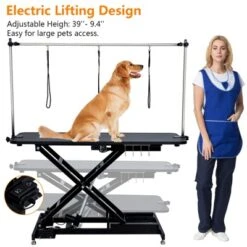 60“ Electric Dog Grooming Table, Adjustable Pet Grooming Station With Anti Slip Tabletop, Sockets, Hooks, X Lift Pet Washing Station With Remote 9 60“ Electric Dog Grooming Table, Adjustable Pet Grooming Station With Anti Slip Tabletop, Sockets, Hooks, X Lift Pet Washing Station With Remote -The Range Shop GUEST cb05b789 09a1 4a16 8a42 655ffbb1172d