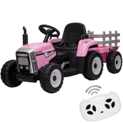 12V 25W Kids Powered Electric Tractor, Toddler Ride On Car W/Remote Control, LED Headlights, Gear Shift, MP3 Player USB Port For Kids 3-6 Years -The Range Shop GUEST cd1e5169 4e0c 4642 8d85 ba4b2588261b