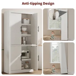 Tall Wooden Kitchen Pantry Cabinet For Dining, Living Room -The Range Shop GUEST cd411447 638b 408c 9b96 f6b9e40da0d3