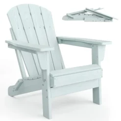 Folding Adirondack Chairs With Ergonomic Extended Backrest, Weather-Resistant HDPE Fire Pit Chairs, Outdoor Lounger For Patio, Garden & Lawn -The Range Shop GUEST cf24fd9c 8f44 48aa 9d23 270438dd79b8