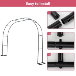 Metal Garden Arch Trellis , Weatherproof Arch Frame For Climbing Plants, Outdoor Indoor Arbor Archway For Decorations 12 Metal Garden Arch Trellis , Weatherproof Arch Frame For Climbing Plants, Outdoor Indoor Arbor Archway For Decorations -The Range Shop GUEST d2fabcf4 3a47 4638 b7f4 61248e4c8e24