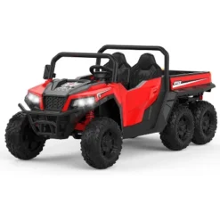 24V 4WD 6-Wheel Electric Dump Truck For Kids With Remote Control, 2 Seater, LED Lights & Music Player – Ages 3+ -The Range Shop GUEST d573bd89 1ead 4297 9f40 36bbe11c0326