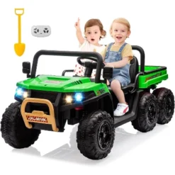24V Ride-On Toy Truck For Kids - 4x35W Motors, 24V7AH Battery, 6 Anti-Slip Tires, Dump Truck, Parent Remote, Music Player -The Range Shop GUEST d76399c6 2c43 4877 87b3 63df30f7036b