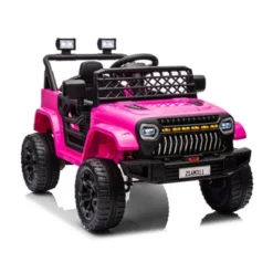 Kids Ride On Truck Car With Remote Control, 12V Battery Powered Electric Car With Spring Suspension, MP3 Player, LED Light, 3 Speed For Boys Girls 3+ -The Range Shop GUEST daa1c40b abcc 4f0a 8f65 e52c72cdc8f1