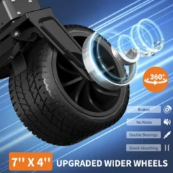 Heavy Duty Utility Beach Wagon Cart - Collapsible Wagon Beach With All Terrain Wheels, Extra Long WagonCart, Foldable With Cup Holders For Sand -The Range Shop GUEST db724a37 33d0 4feb 86a2 5d6e14744987