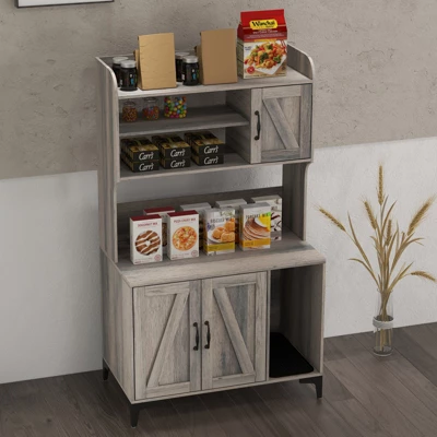 51.1" Large Wooden Cat Litter Box Enclosure | Storage Shelves | Hidden Design | Modern Indoor Cat Cabinet For Organized Storage & Odor Control 1 51.1" Large Wooden Cat Litter Box Enclosure | Storage Shelves | Hidden Design | Modern Indoor Cat Cabinet For Organized Storage & Odor Control