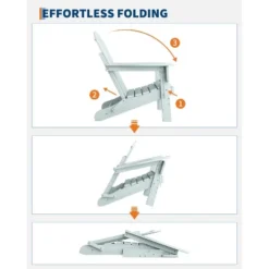 Folding Adirondack Chair Set Of 2, HDPE Plastic Weather Resistant Oversized Outdoor Chair For Patio, Lawn, Garden, Backyard, Deck, 380 Lb Support 15 Folding Adirondack Chair Set Of 2, HDPE Plastic Weather Resistant Oversized Outdoor Chair For Patio, Lawn, Garden, Backyard, Deck, 380 Lb Support -The Range Shop GUEST e411bf23 5949 4bde 9aa5 1b87f4f51f6f