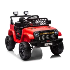 Kids Ride On Truck Car With Remote Control, 12V Battery Powered Electric Car With Spring Suspension, MP3 Player, LED Light, 3 Speed For Boys Girls 3+ -The Range Shop GUEST e7cf505b 5ab7 40fe b9dd 2f67501bdd5e