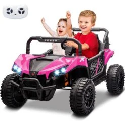 24v Ride On Toys For Big Kids - 2 Seater Kids UTV W/Parent Remote, 3.1 MPH, Music, LED Lights & Seat Belts - Over 3 Years -The Range Shop GUEST e8553293 2b9c 49a2 9c04 f24633686d55