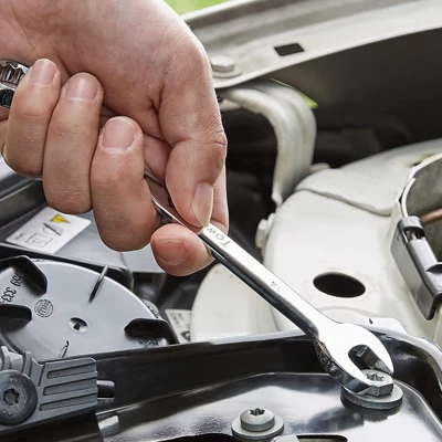 Reversible Ratcheting Wrench Set With Roll Pouch - Combination Metric Sizes For Professional Mechanics 5 Reversible Ratcheting Wrench Set With Roll Pouch - Combination Metric Sizes For Professional Mechanics - Image 5