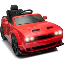 12V Licensed Dodge Challenger Kids Electric Car, Battery Powered Electric Vehicles With Remote Control, LED Lights, For Boys Girls -The Range Shop GUEST eae5685f 7fed 4c10 9ecf a90eb7a60ee9