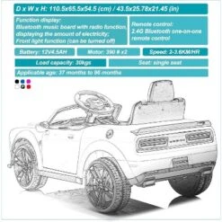 12V Licensed Dodge Challenger Kids Electric Car, Battery Powered Electric Vehicles With Remote Control, LED Lights, For Boys Girls -The Range Shop GUEST eb0b336f 1cba 4283 b46e fb5120a17000