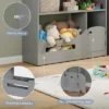 Kids Bookshelf, Toy Storage Organizer, Wooden Toddler Bookcase W/Motion Sensor Light For Kids