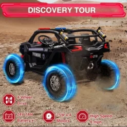 24V Kids Ride On UTV Car, Ride On Truck W/ Remote Control, Off-Road UTV Electric Toy Car With Spring Suspension,lights, Music For Boys Girls 3-8 -The Range Shop GUEST f096d935 7725 4e19 9f10 5ff8d822ccca