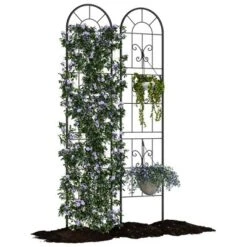 Metal Garden Trellis 55x12 Inch, Wrought Iron Garden Fence, Decorative Plant Trellis For Climbing Plants, Perfect For Patio Lawn Backyard 13 Metal Garden Trellis 55x12 Inch, Wrought Iron Garden Fence, Decorative Plant Trellis For Climbing Plants, Perfect For Patio Lawn Backyard -The Range Shop GUEST f0cf0189 c761 434c a099 57c79758bd8d