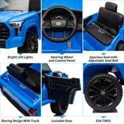 12V Ride On Car For Kids, Licensed Toyota Ride On Truck, Battery Powered Electric Car With Remote Control, LED Lights, Ride On Toys For Boys Girls -The Range Shop GUEST f0d2b97b 1692 4d43 9b91 36eb760bddd1