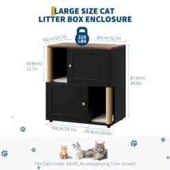 2 Tiered Cat Litter Box Enclosure For 2 Boxes -The Range Shop GUEST f142b0f3 25e0 454d ac6d 4662667b8588