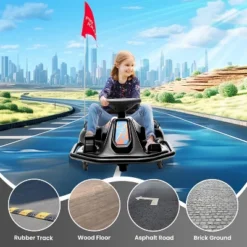 24V Ride On Car Electric Drifting Go Kart For Kids 3-8Years - High/Low Speed Switch And Simplified Drifting System 14 24V Ride On Car Electric Drifting Go Kart For Kids 3-8Years - High/Low Speed Switch And Simplified Drifting System -The Range Shop GUEST f17459fa 3cf7 4736 998e c0ab5ecf1cbd