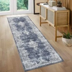 Washable Vintage Floral Living Room Rugs, Distressed Print Non Slip Bedroom Carpet, Retro Accent Large Dining Room Kitchen Rugs -The Range Shop GUEST f1c5f971 b234 48ac 9fa6 6131f595e587