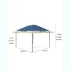 13'x13' Instant Pop-Up Canopy Tent – Waterproof & UPF 50+ UV Shield, Heavy-Duty Portable Shelter For Camping, Markets & Events (Blue)