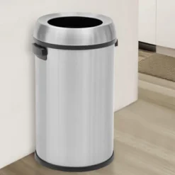 65 L Open Top Trash Can, Commercial Grade Heavy Duty Stainless Steel Garbage Can Large Waste Bins -The Range Shop GUEST f306b28a 7a18 4f89 8952 a107c7d6870d