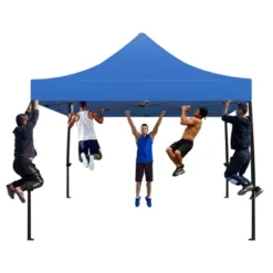 Commercial Canopy Tent 10x10 Pop Up Canopy Tent Heavy Duty 500D Waterproof With Roller Bag, 4 Sandbags For Outdoor Camping Stall Party Event -The Range Shop GUEST f47e8c37 1d94 41e7 9613 13622c7d0a01