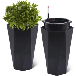 22.5 Inch Tall Diamond Planters (Set Of 2), Self-Watering With Water Level Monitor & Wheels, Flower Pots For Patio, Living Room 16 22.5 Inch Tall Diamond Planters (Set Of 2), Self-Watering With Water Level Monitor & Wheels, Flower Pots For Patio, Living Room -The Range Shop GUEST f790d336 682e 4d59 97d5 6cdce1fbec9b