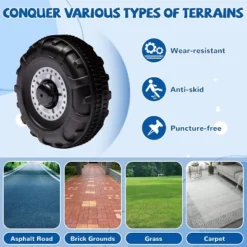 6V Ride On Truck For Toddlers - Electric Car W/Spacious Storage, Music, LED Lights, Rechargeable Battery & Easy Start Button