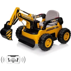 12V Kids Ride On Excavator Digger Car With Remote Control & Electric Digging Arm With 10Ah Large Battery, 4x75W Driving Motors 17 12V Kids Ride On Excavator Digger Car With Remote Control & Electric Digging Arm With 10Ah Large Battery, 4x75W Driving Motors -The Range Shop GUEST f979a14d e169 4ae2 b672 eb83ad38b46e