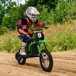 24V Kids Electric Dirt Bike 350W Motor, 3-Speed (5-14.29MPH), Hydraulic Suspension, 135LBS Capacity For Ages 8-12, 90 Min Runtime -The Range Shop GUEST f9b9873e 73e7 4ad0 ae5d c914c2942c92