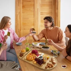 Magnetic Cheese Board Set Of 3, Bamboo Cutting Board With Deep Juice Grooves, Wooden Chopping Board -The Range Shop GUEST fbc9a73e b93f 4941 b8a4 576d3233f911