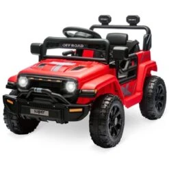 Ride On Truck For Kids, 12V Battery Powered Toy Car With Remote Control, Spring Suspension, LED Headlight And Music, Toddler Electric Vehicles For 3+ -The Range Shop GUEST fc5c81cb ddee 4f83 b4b4 3552a941eb74