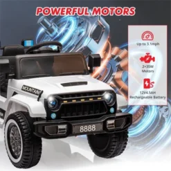 12V Kids Ride On Truck Car, Electric Vehicles With Remote Control, Spring Suspension, Lights, Music, Battery Powered Ride On Toy For Boys Girls -The Range Shop GUEST fc911857 94c4 4a85 abc3 b4ea535da472