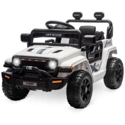 Ride On Truck For Kids, 12V Battery Powered Toy Car With Remote Control, Spring Suspension, LED Headlight And Music, Toddler Electric Vehicles For 3+ -The Range Shop GUEST ff9b9ae1 0e5c 4542 910a fc430c3b0e36